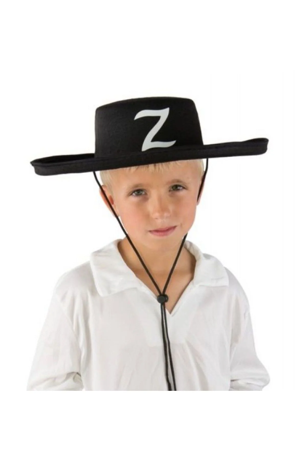 Nessiworld Z Logolu Çocuk Boy Bağcıklı Zorro Şapkası Nessiworld Z Logolu Çocuk Boy Bağcıklı Zorro Şapkası