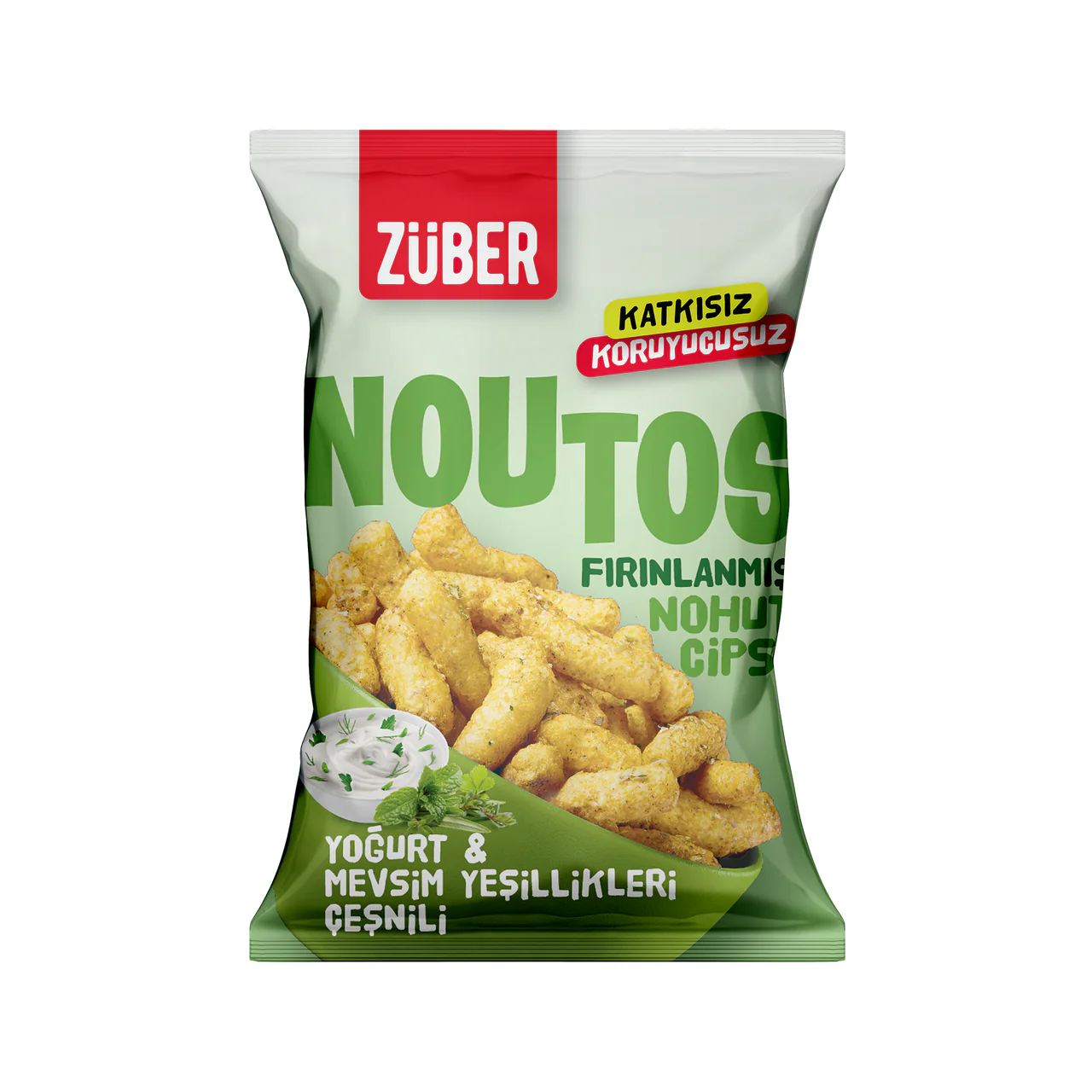 Nessiworld Züber Noutos Fırın Nohut Cipsi 55 Gr Yoğurt ve Mevsim 