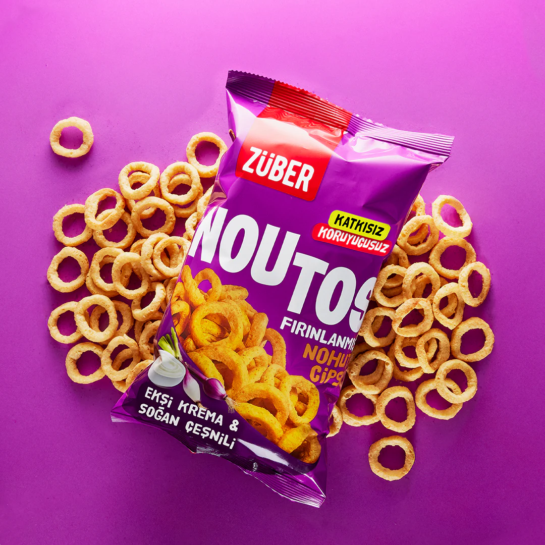 Nessiworld Züber Noutos Fırın Nohut Cipsi 55 Gr Ekşi Krema ve Soğ