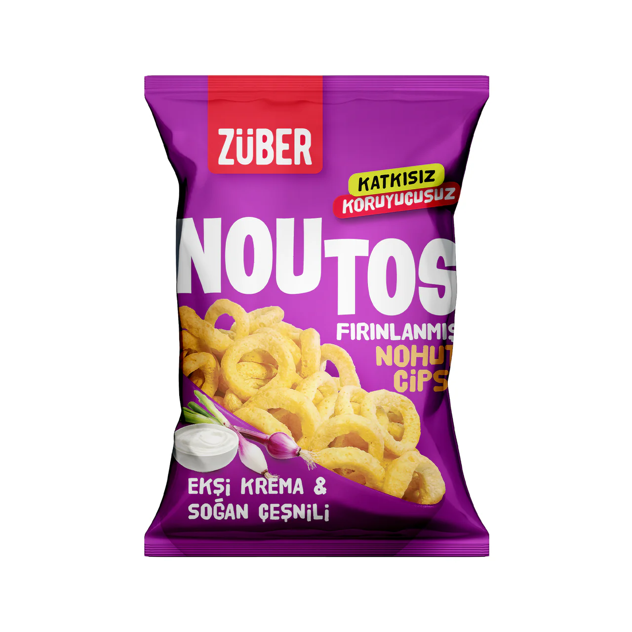 Nessiworld Züber Noutos Fırın Nohut Cipsi 55 Gr Ekşi Krema ve Soğ