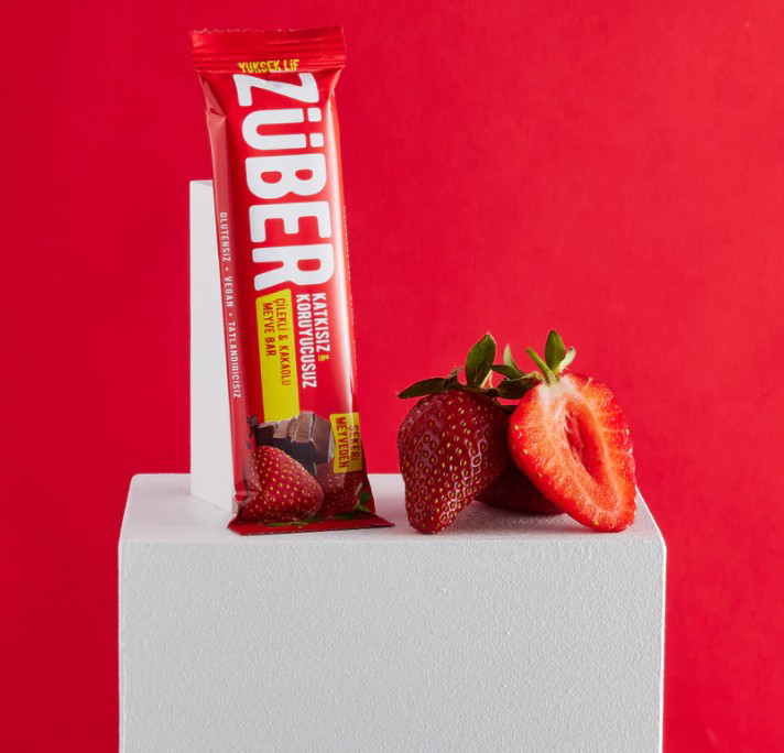 Nessiworld Züber Meyve Barı 40 Gr Çilekli Kakaolu Nessiworld Züber Meyve Barı 40 Gr Çilekli Kakaolu