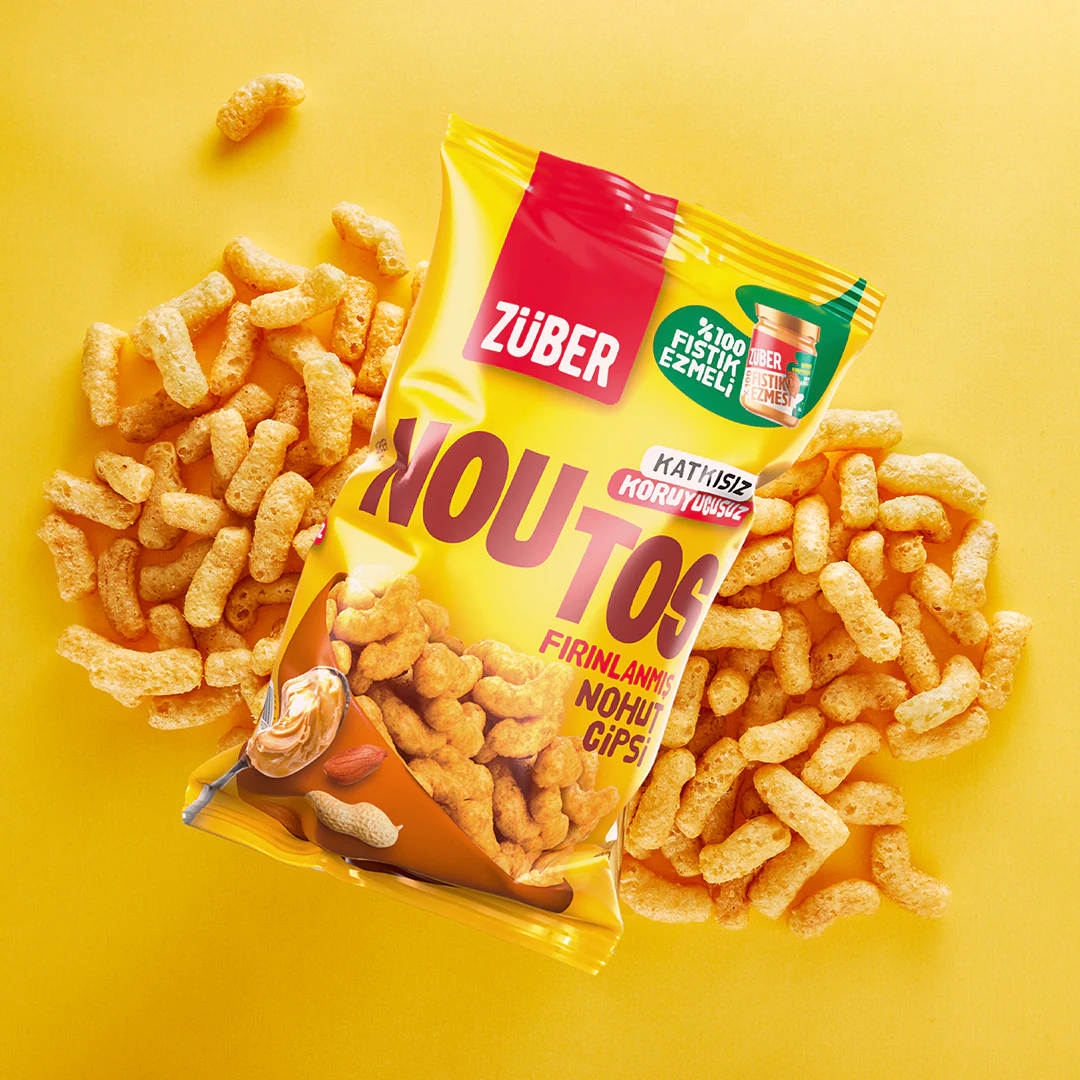 Nessiworld  Züber Noutos Fırın Nohut Cipsi 55 Gr Fıstık