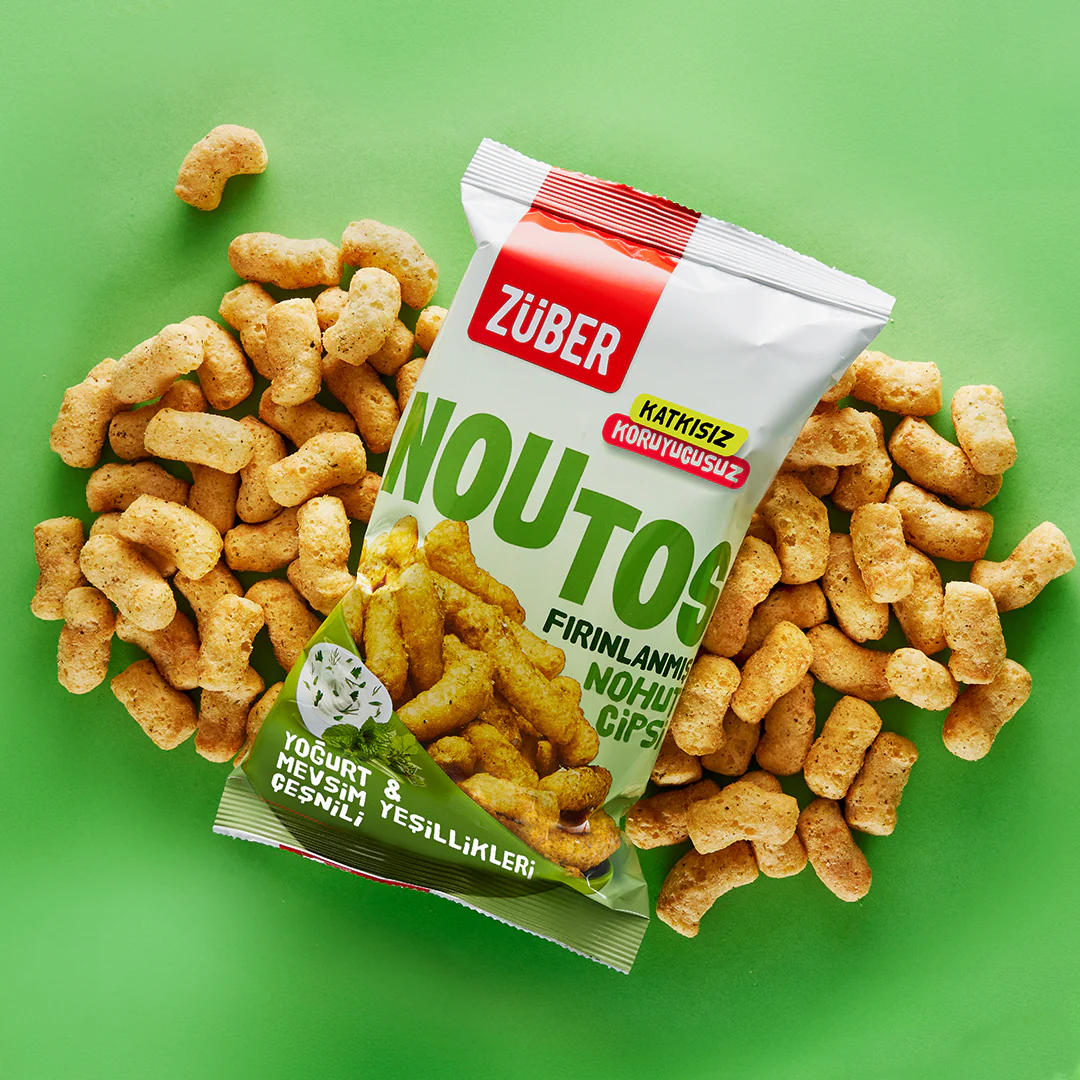 Nessiworld Züber Noutos Fırın Nohut Cipsi 55 Gr Yoğurt ve Mevsim 