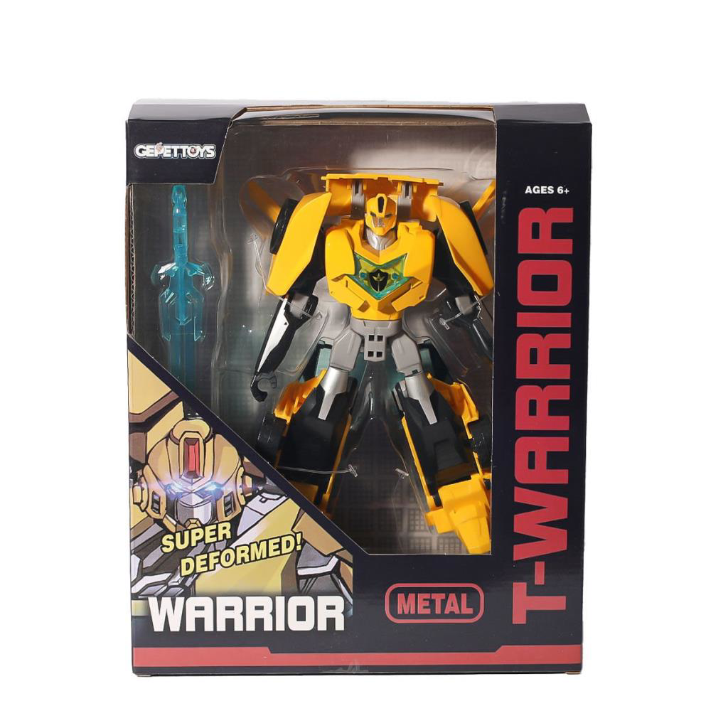 Just Cheap Store 1651 Metal Gövdeli Dönüşebilen Robot -Gepettoys