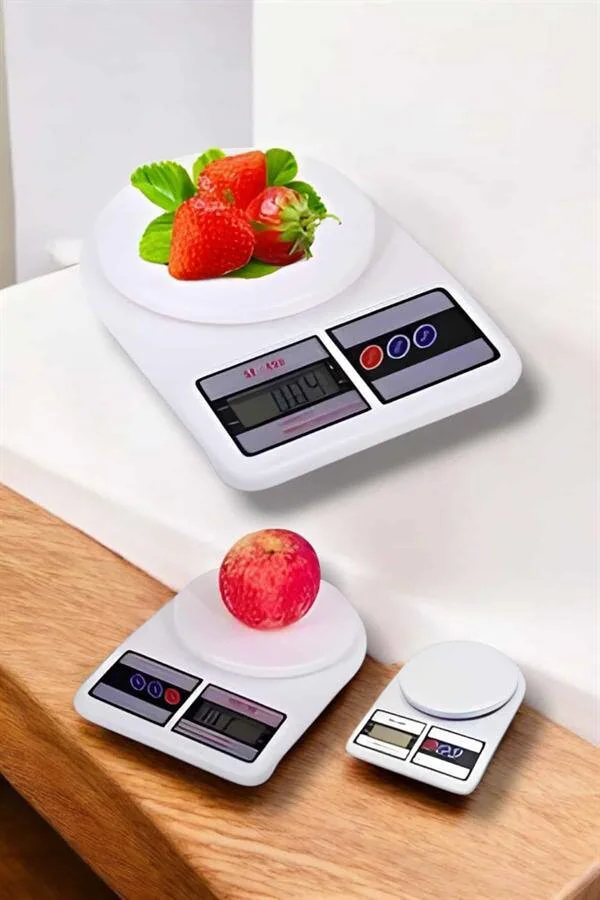 Net LCD Ekranlı ve Otomatik Kapanma Özellikli 10kg Dijital Mutfak Tartısı