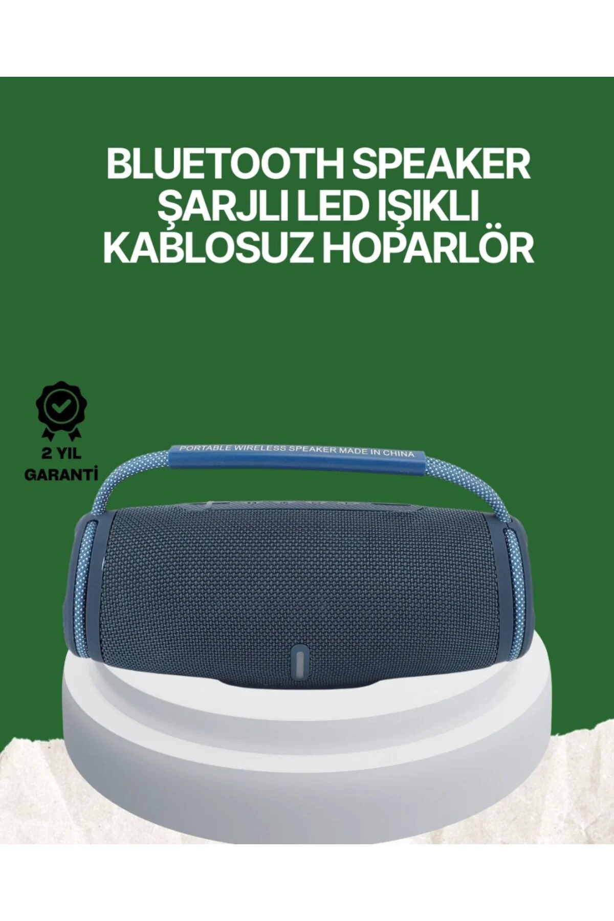 Net Stereo Ses Sunan Ipx5 Su Geçirmez Bluetooth Hoparlör