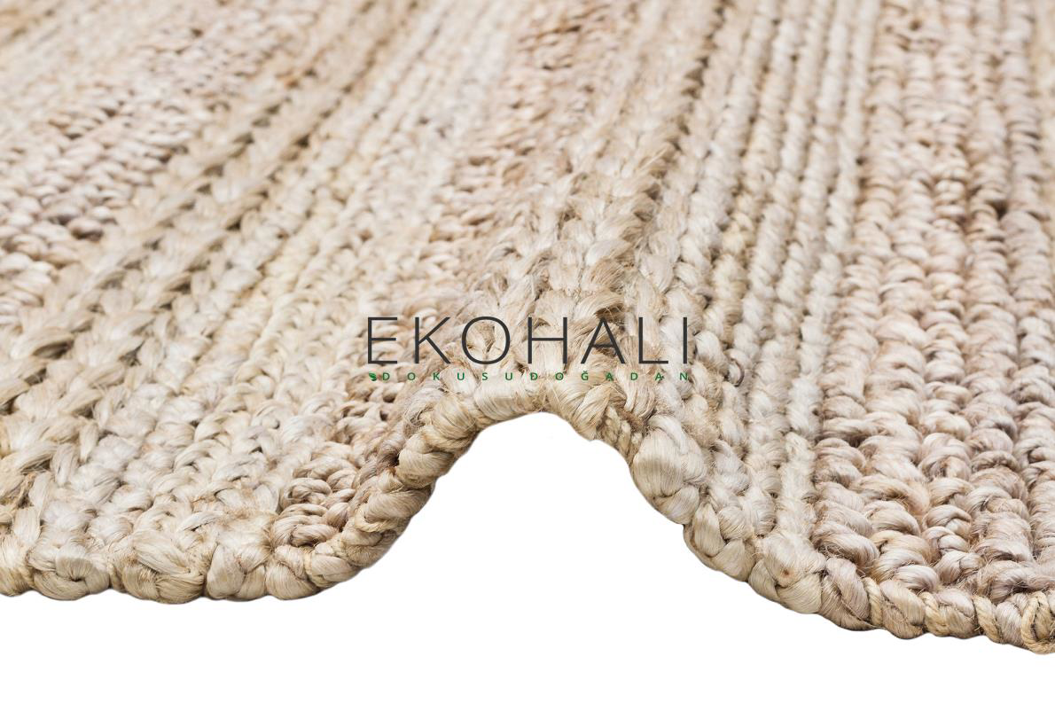 Netra Koleksiyonu Jüt ile üretilen el dokuma sisal kilim S-1410 S