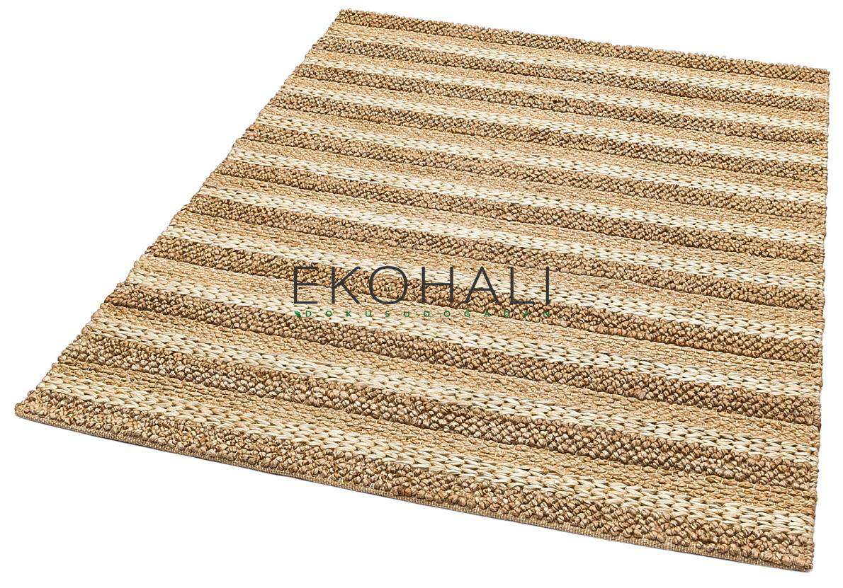 Netra Koleksiyonu Jüt ile üretilen el dokuma sisal kilim S-1410 N