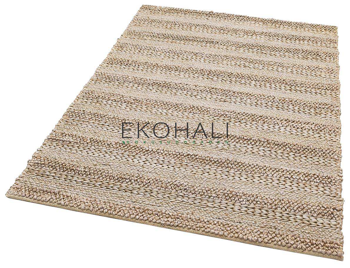 Netra Koleksiyonu Jüt ile üretilen el dokuma sisal kilim S-1410 S