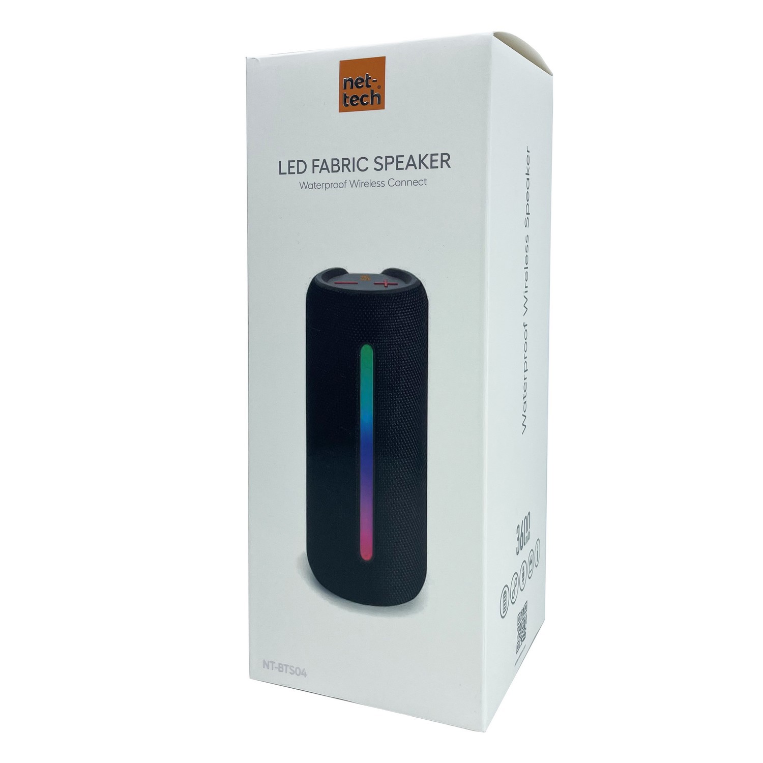 Nettech NT-BTS04 Led Fabric Waterproof Kablosuz Hoparlör - Speake