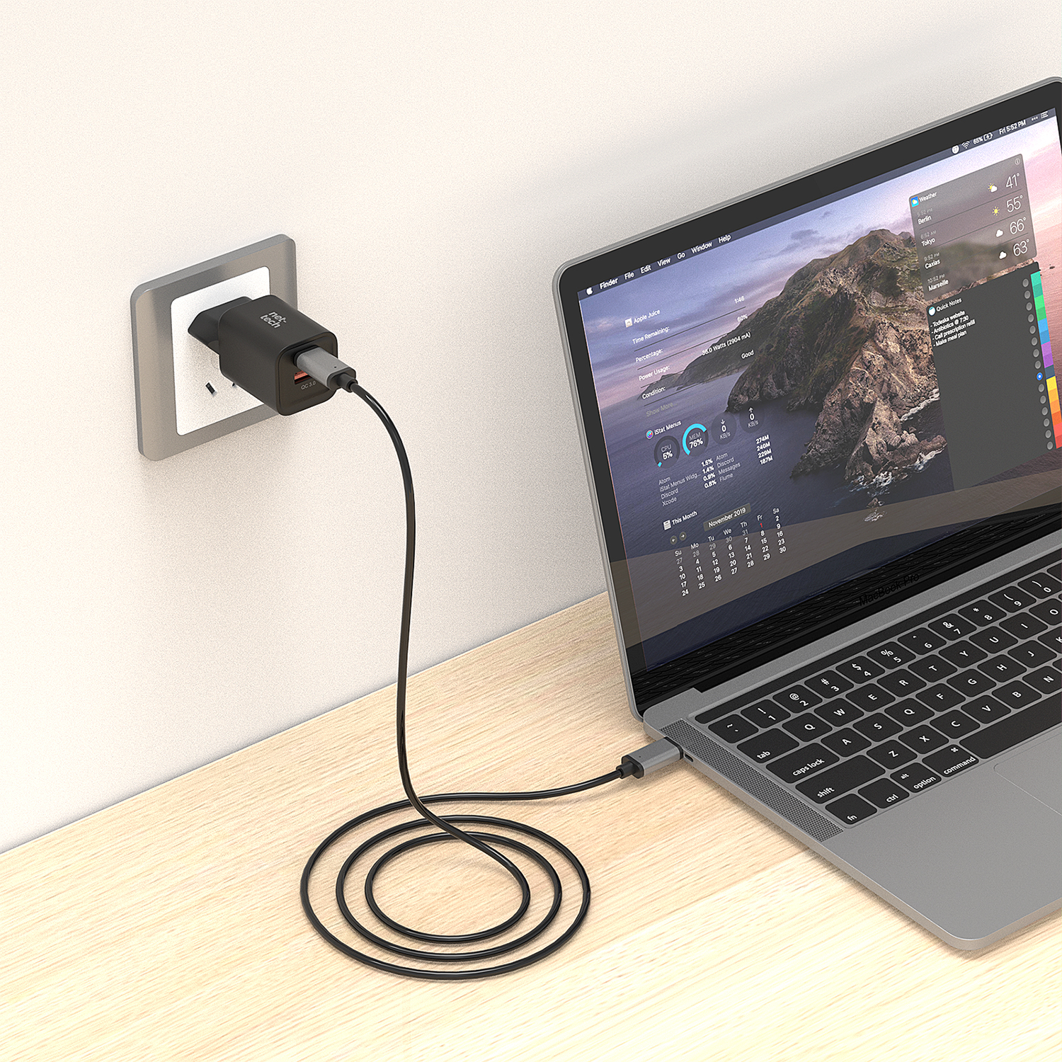 Nettech NT-HCH07 2 Girişli 33W GaN PD+QC Şarj Adaptörü Nettech NT-HCH07 2 Girişli 33W GaN PD+QC Şarj Adaptörü