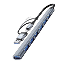 Nettech  Nt-Ot03 7 İn 2 Usb Type-C Hub Adaptör Çoklayici Dock Stat