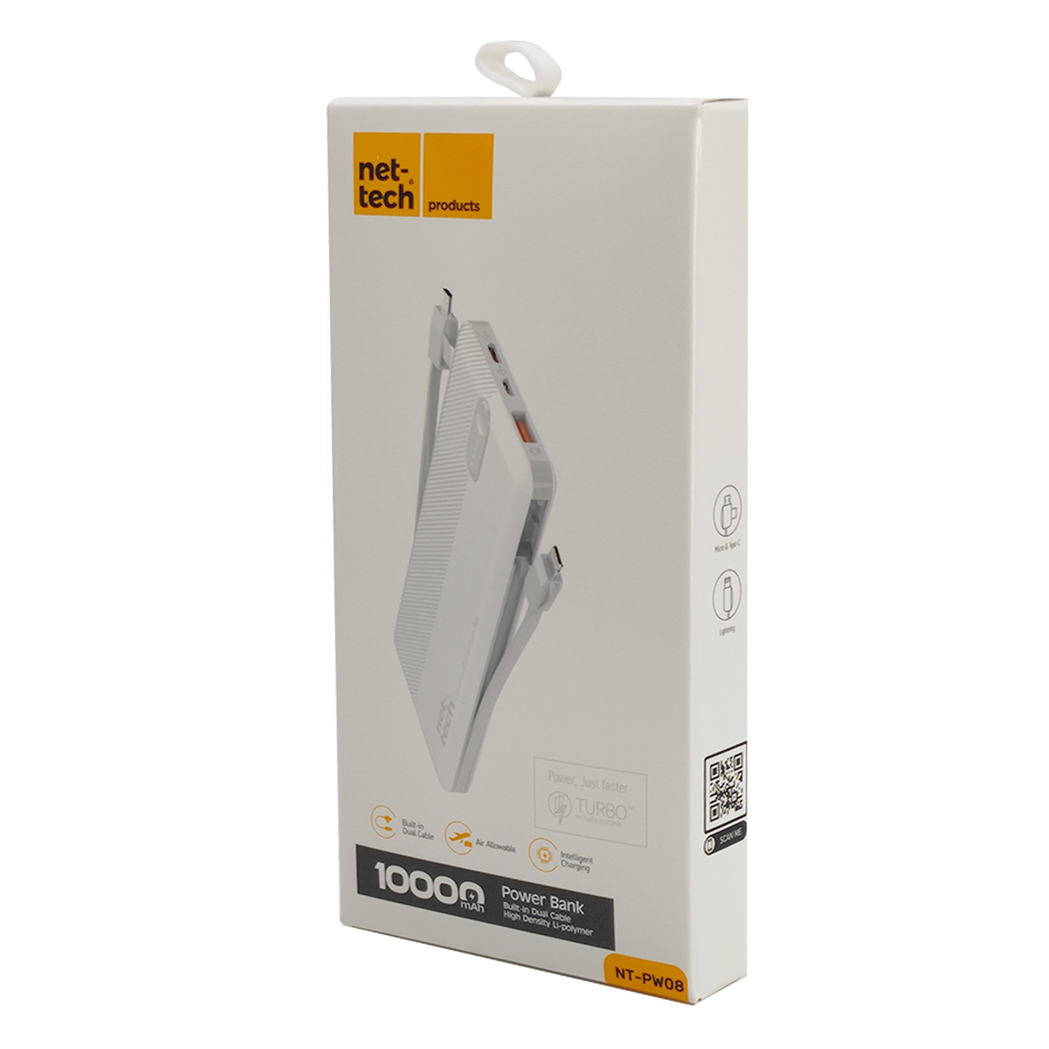 Nettech Nt-Pw08 1 Çıkışlı 10000 Mah Powerbank Nettech Nt-Pw08 1 Çıkışlı 10000 Mah Powerbank