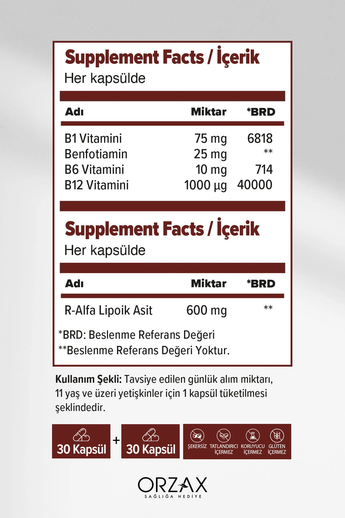 Neurobexol 60 Kapsül - Görsel 2