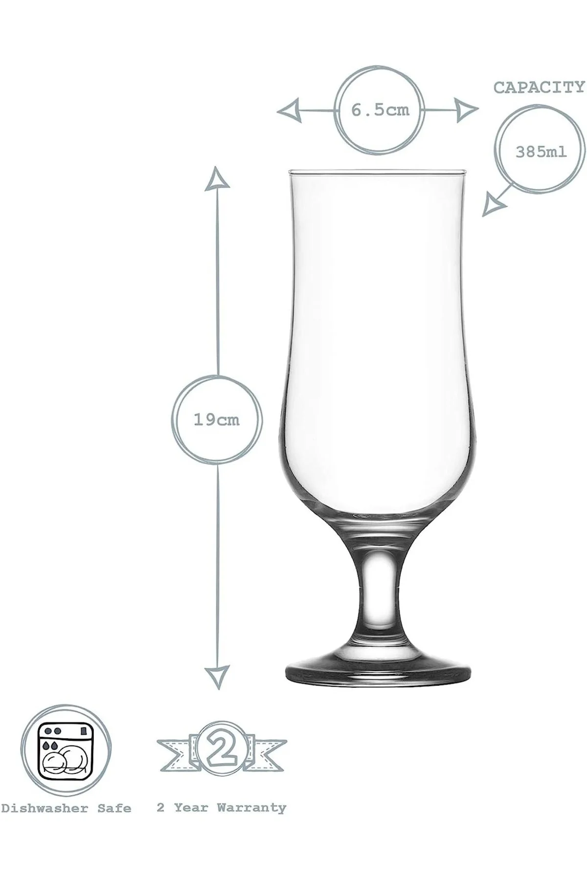 Nevakar 6 Parça Kokteyl Bardağı