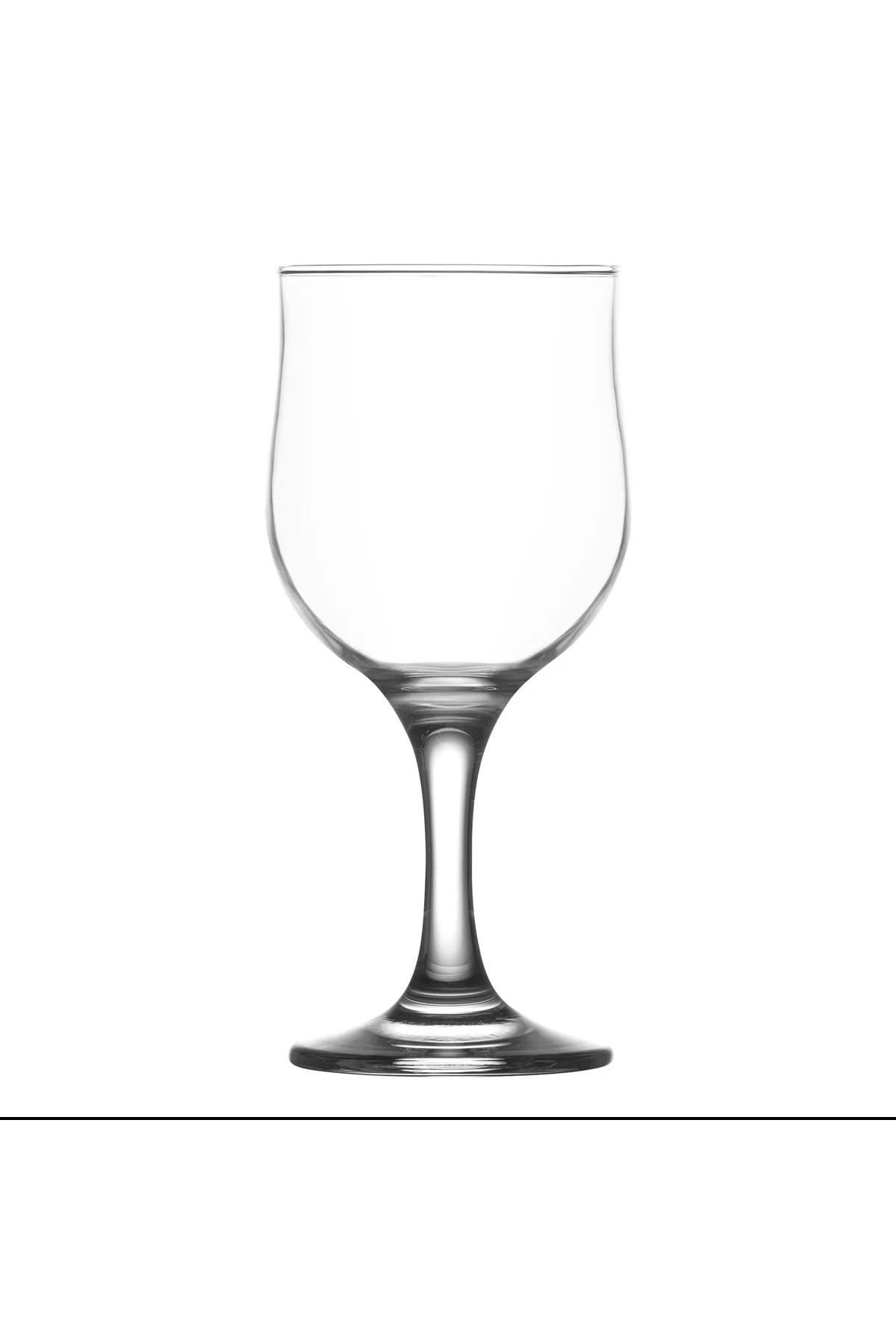 Nevakar Cam Kırmızı Şarap Kadehi 6'lı 320 ml Ayaklı (Meşrubat Bar