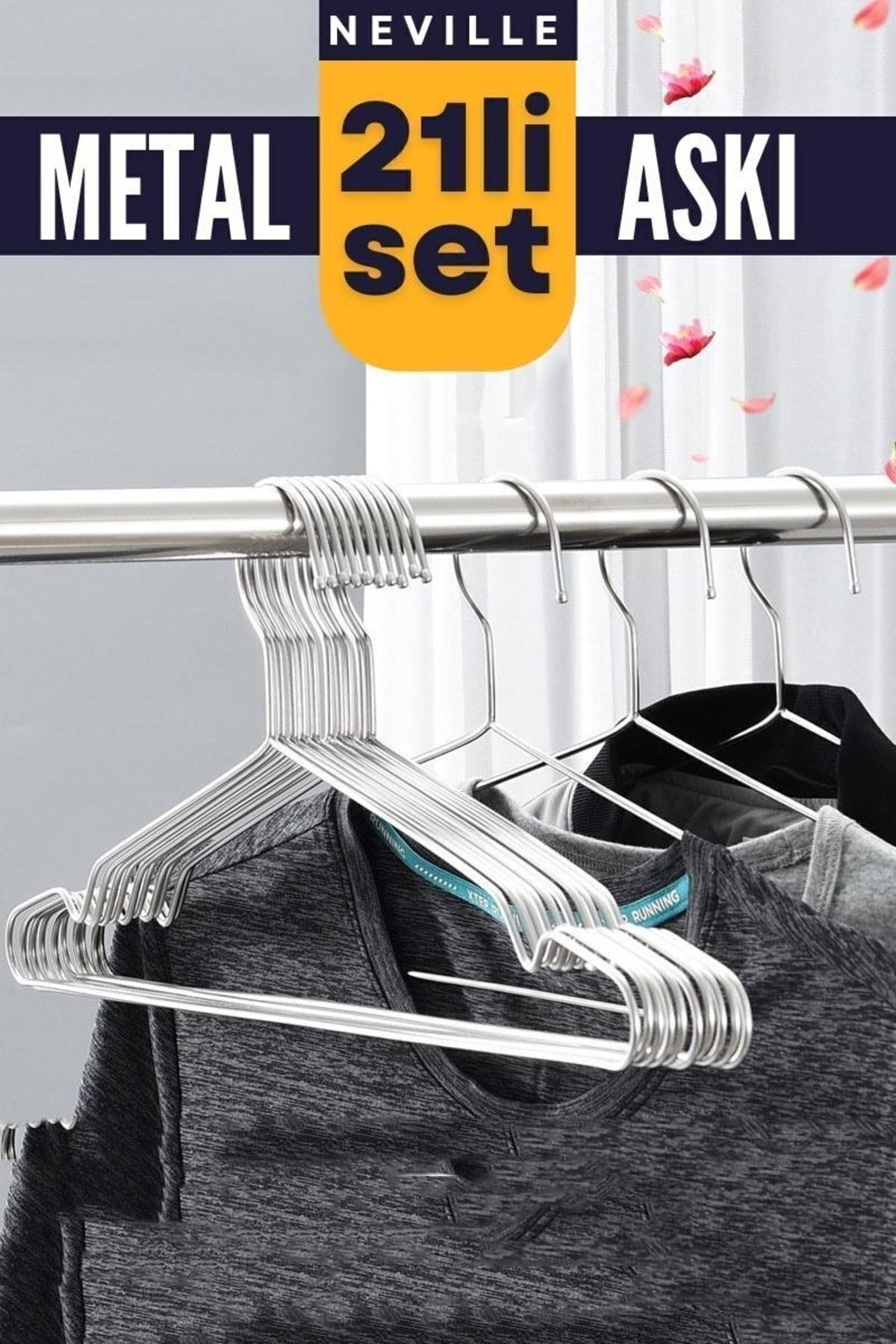 Homecare Neville 21 Adet Metal Askı Seti 715415