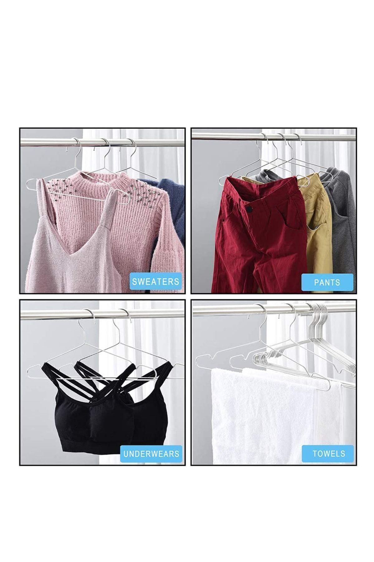 Homecare Neville 21 Adet Metal Askı Seti 715415