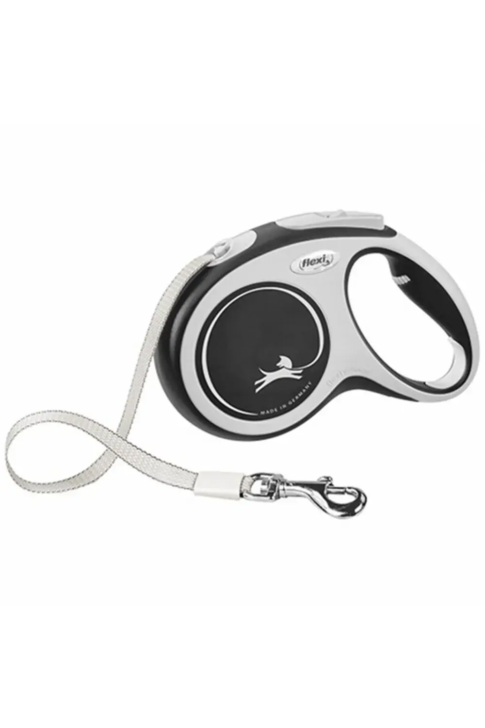 Flexi New Comfort Otomatik Şerit Köpek Gezdirme Tasması Small 5 Mt Siya