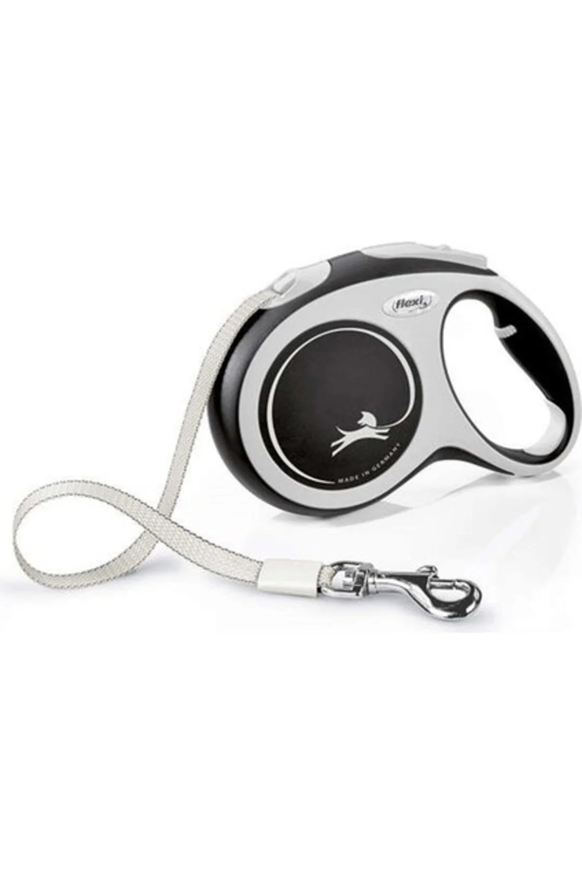 New Comfort Şerit Otomatik Köpek Gezdirme Tasması Large Siyah 5 M