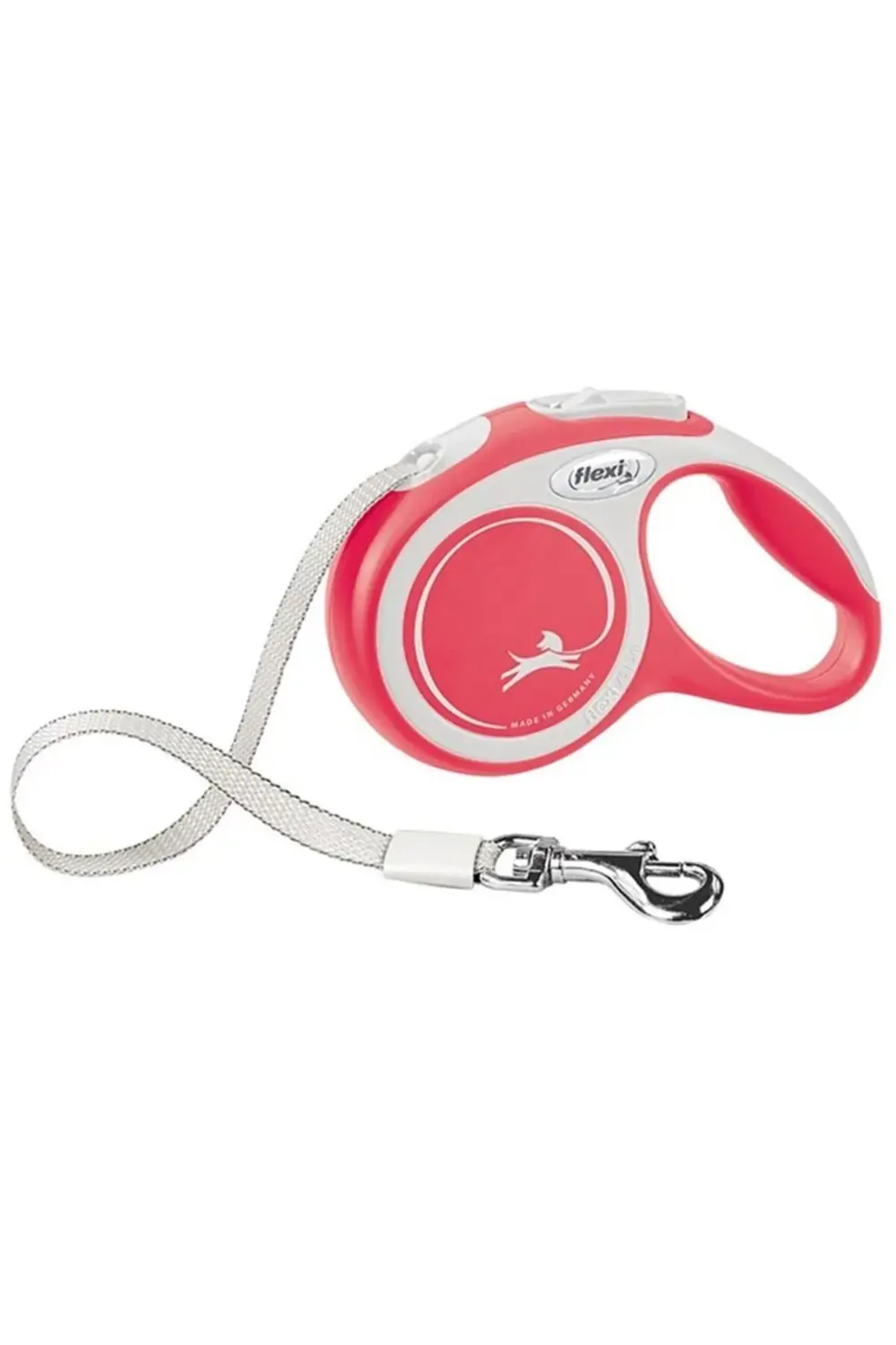 Flexi New Comfort Şerit Otomatik Köpek Gezdirme Tasması 3 Mt Tr-Kırmızı