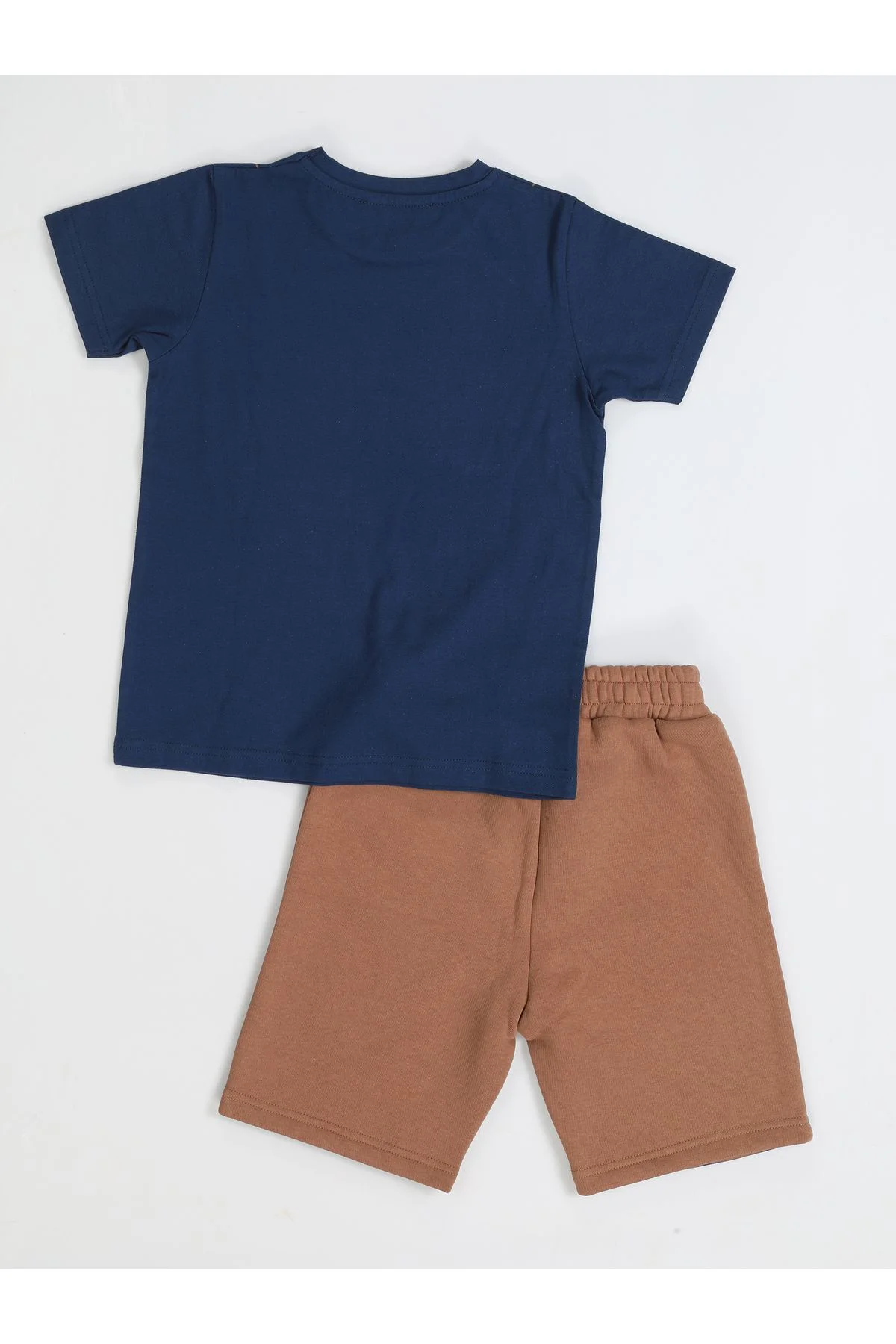New Gen Kahve Erkek Çocuk Şort T-shirt Takım