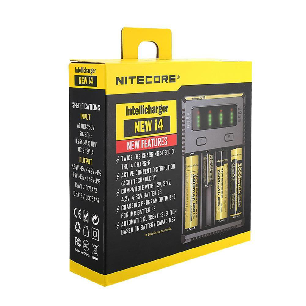 New İ4 İntelli Charger Li-ion / NI-CD / NI-MH Pil Şarj Cihazı New İ4 İntelli Charger Li-ion / NI-CD / NI-MH Pil Şarj Cihazı