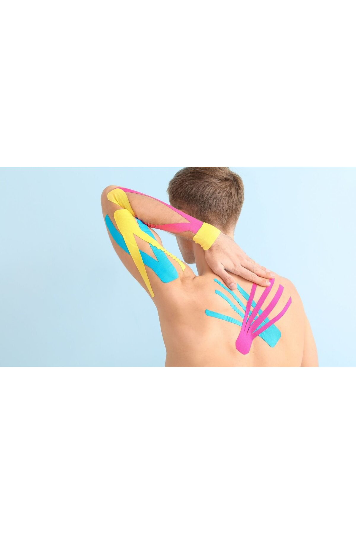 New Product Kinezyo Tape Band 5 Metre X 5 Cm Pembe Renk Kinesio Sporcu Bandı