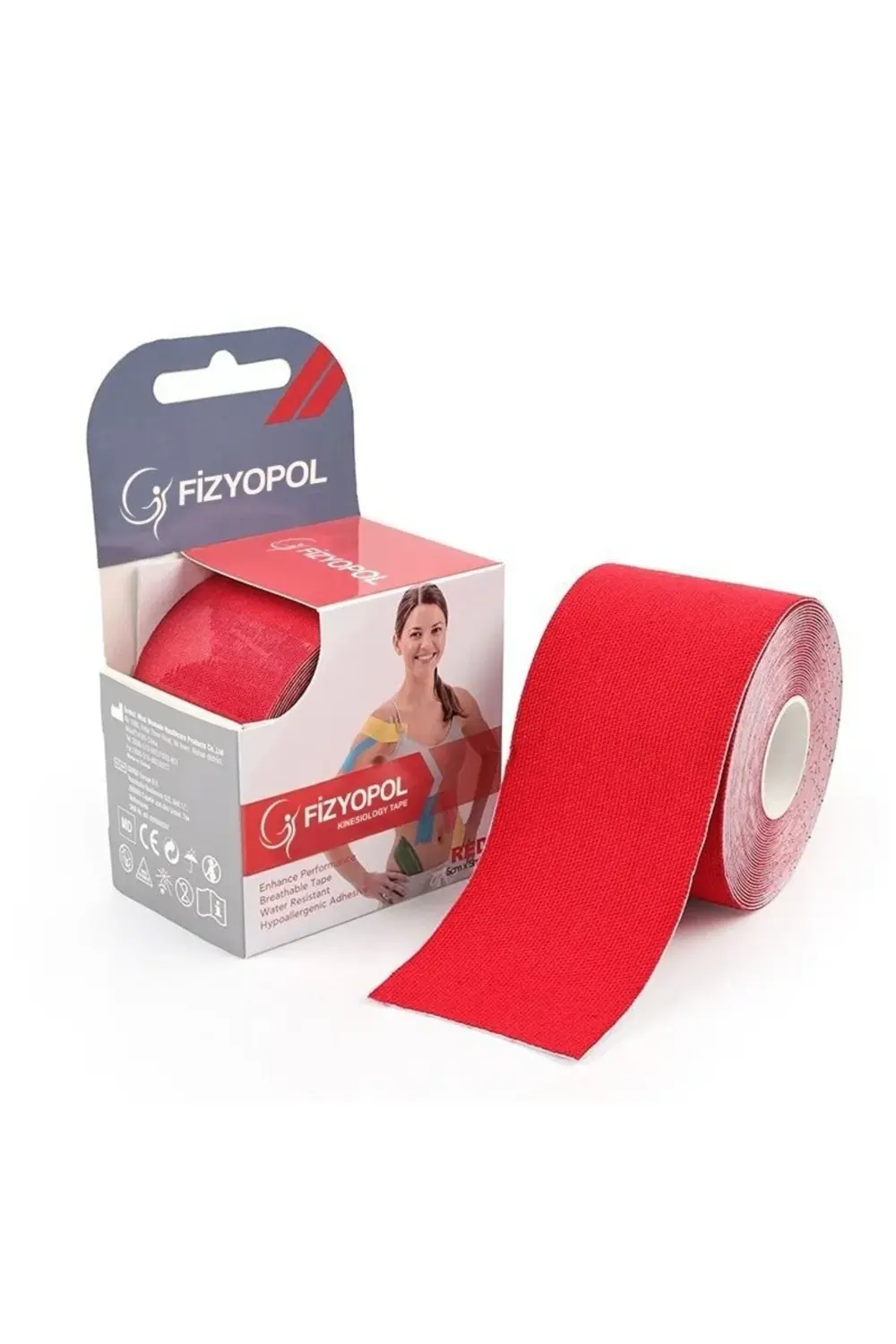 New Product Kinezyo Tape Band 5 Metre X 5 Cm Kırmızı Renk Kinesio