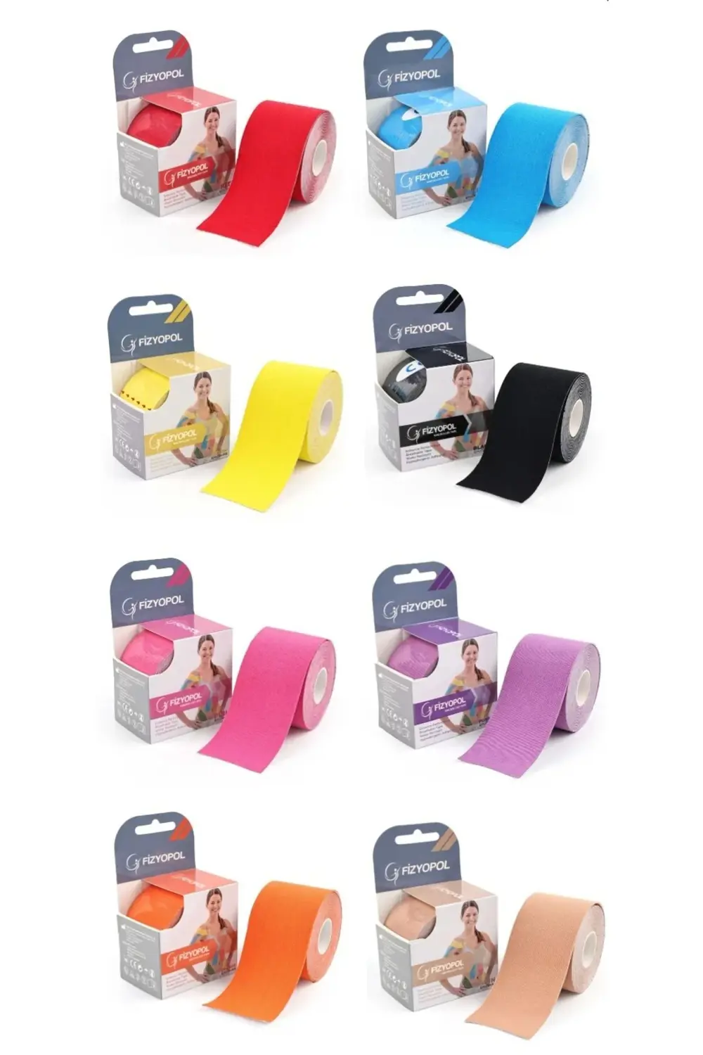 New Product Kinezyo Tape Band 5 Metre X 5 Cm Turuncu Renk Kinesio