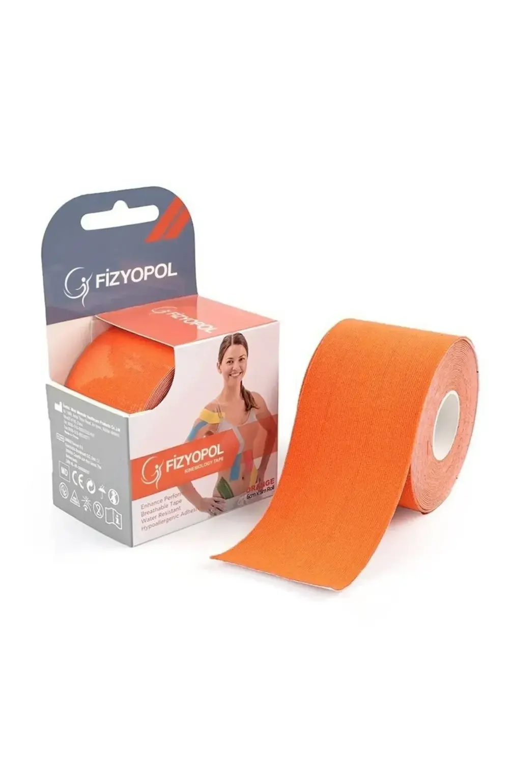 New Product Kinezyo Tape Band 5 Metre X 5 Cm Turuncu Renk Kinesio