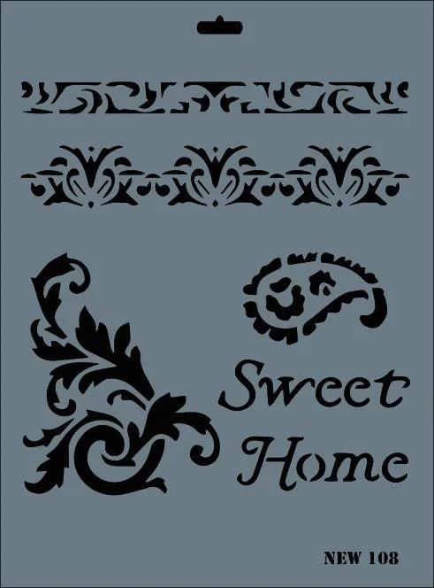 New Seri N-108 Stencil 35x25 cm Fiyatı, Yorumları ve Özellikleri