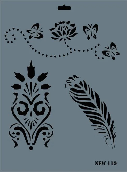 New Seri N-119 Stencil 35x25 cm Fiyatı, Yorumları ve Özellikleri