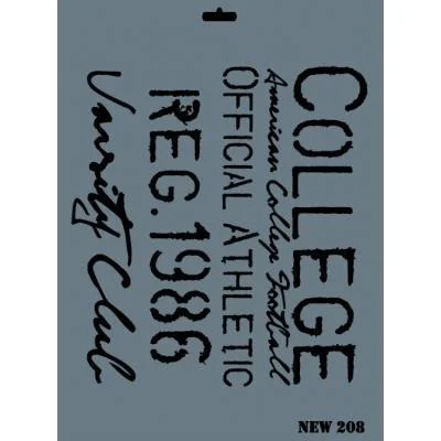 New Seri N-208 Stencil 35x25 cm – Dayanıklı ve Kırılmaz Şablon Fiyatı, Yorumları ve Özellikleri
