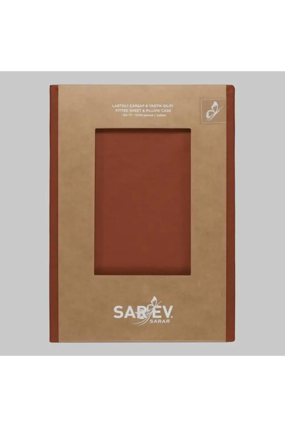 Sarev New Slow Cıty 120X200 Fıtted Çarşaf, .Taba