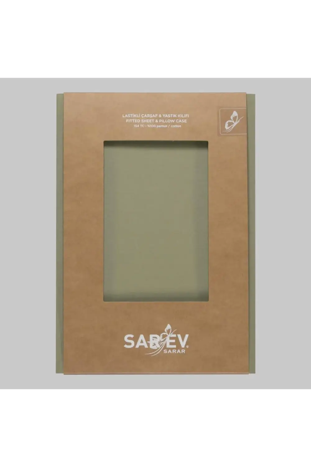 Sarev New Slow Cıty 160X200 Fıtted Çarşaf, .Defne Yeşili