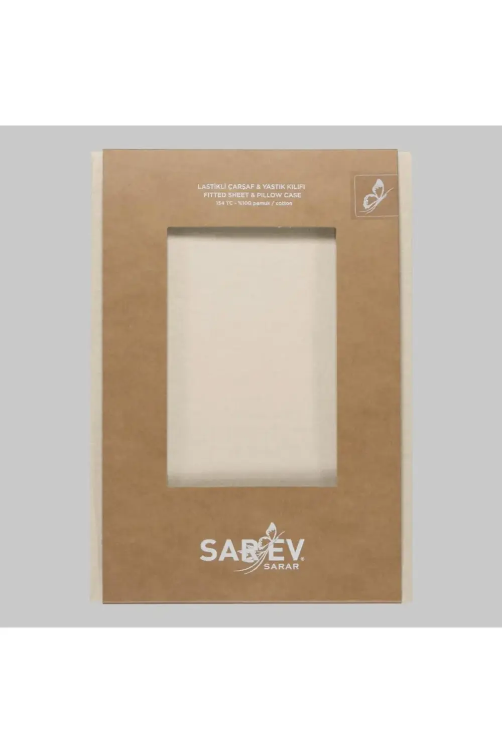 Sarev New Slow Cıty 180X200 Fıtted Çarşaf, Krem