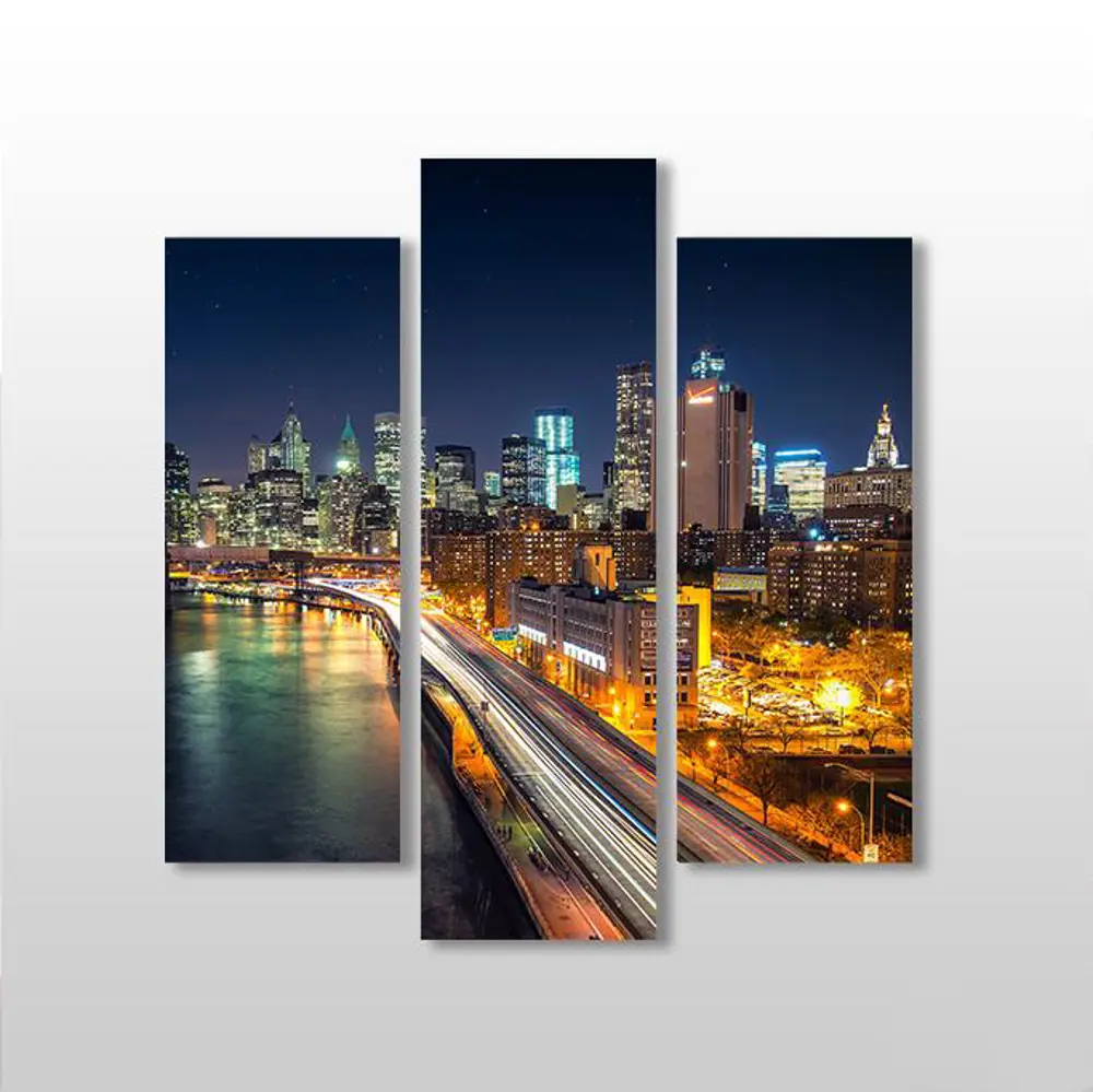 New York Manzara Kanvas Tablo New York Manzara Kanvas Tablo