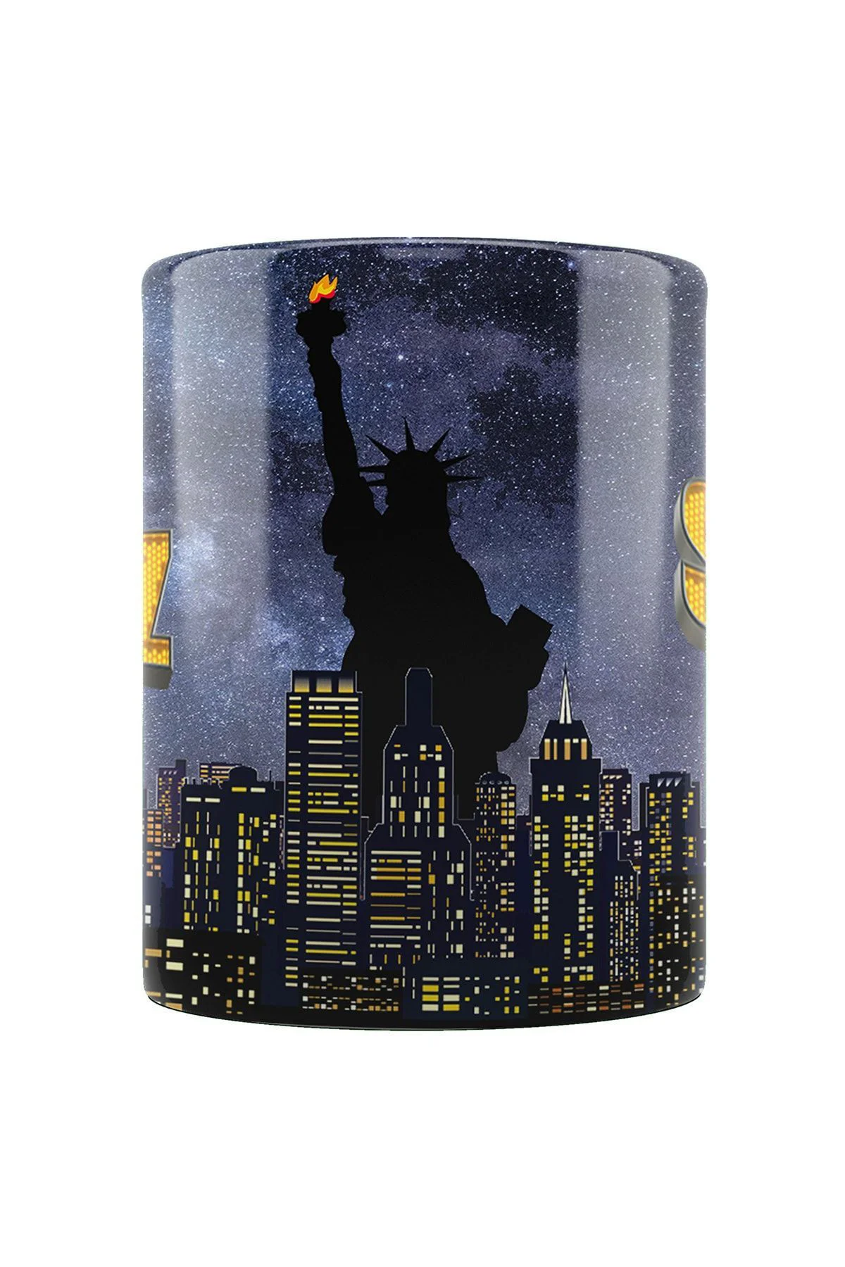 New York Temalı Kişiye Özel Porselen Porselen Kupa Bardak New York Temalı Kişiye Özel Porselen Porselen Kupa Bardak