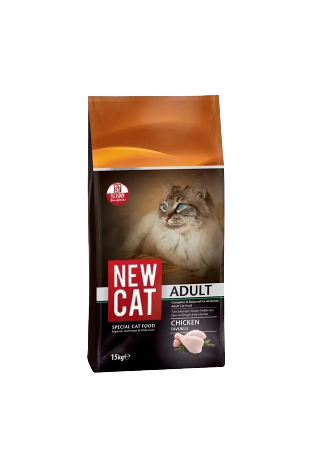 New Cat Newcat Tavuklu Yetişkin Kedi Maması 15 Kg