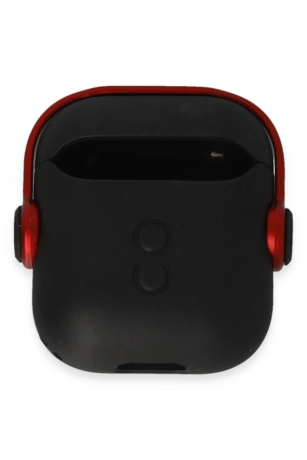 Newface Airpods 2 (2.nesil) Cool Kılıf - Siyah-kırmızı