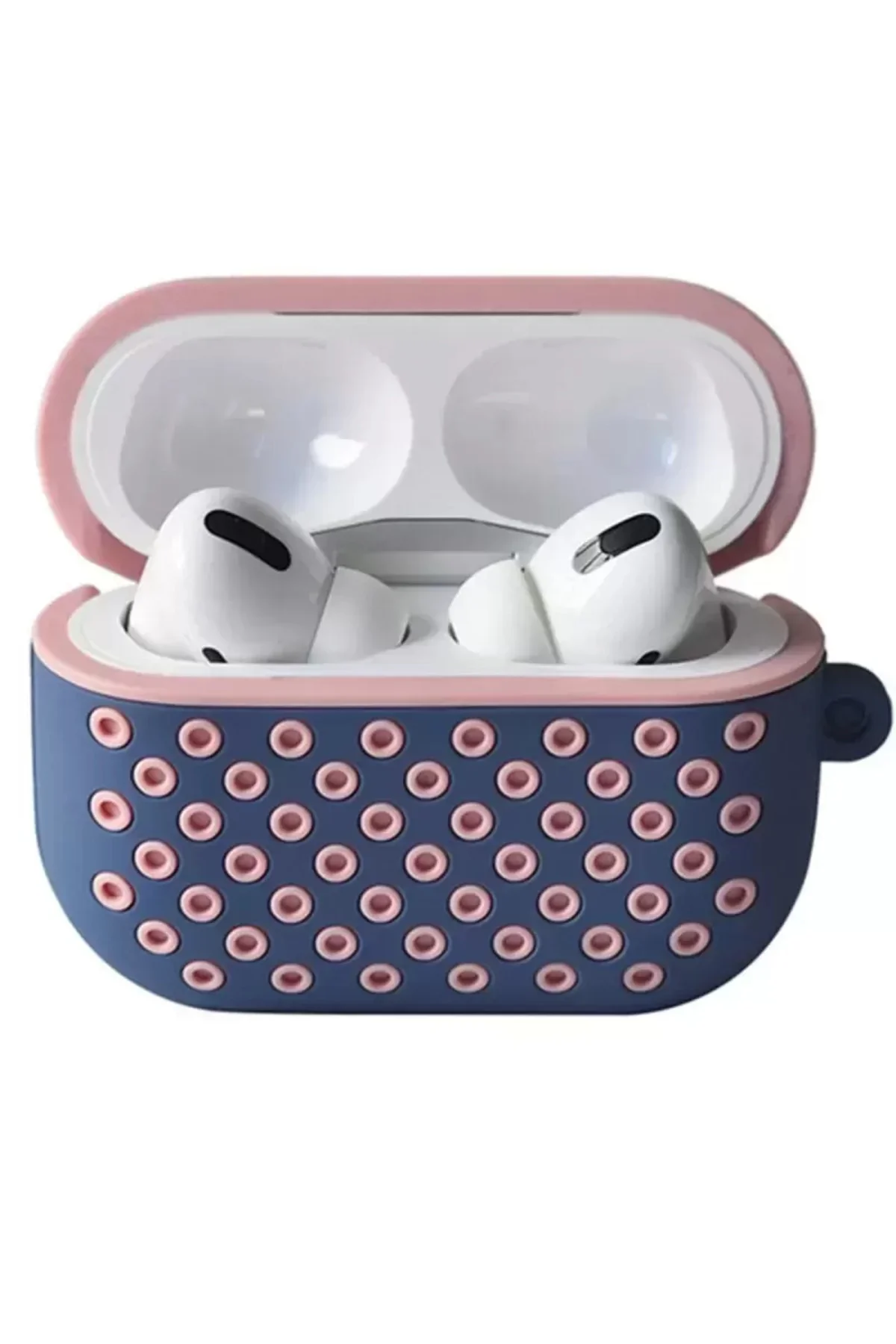 Newface Apple Airpods Pro 2 (2.nesil) Spor Delikli Kılıf - Mavi-p