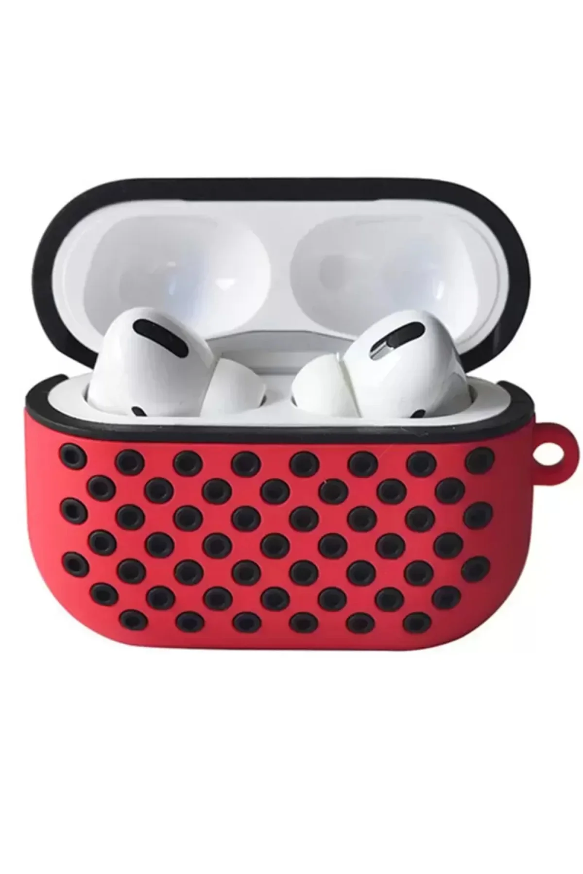 Newface Apple Airpods Pro 2 (2.nesil) Spor Delikli Kılıf - Kırmız
