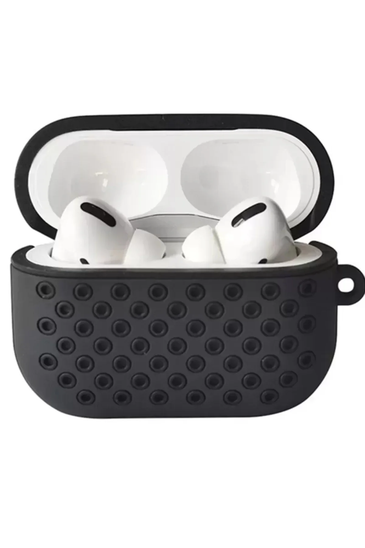Newface Apple Airpods Pro 2 (2.nesil) Spor Delikli Kılıf - Siyah-