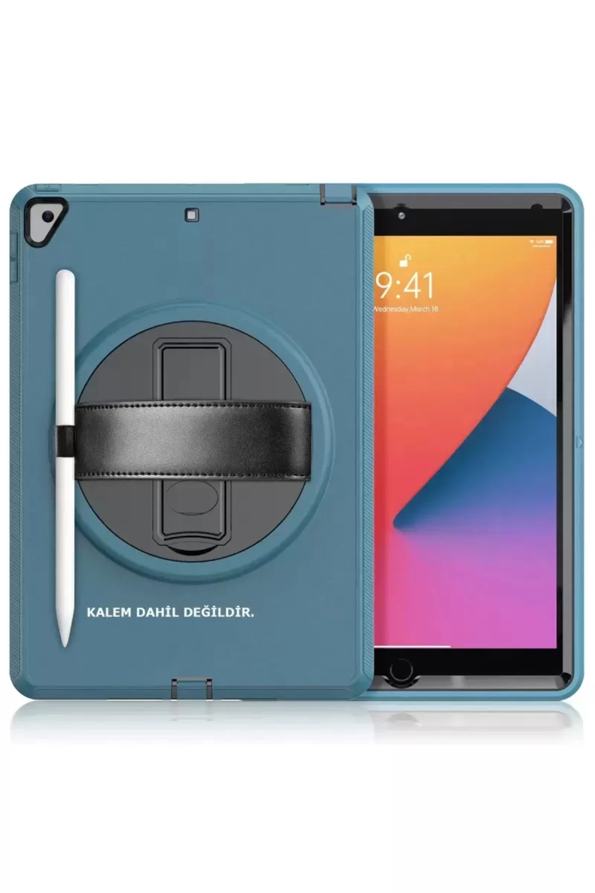Newface Apple İpad 10.2 (7.nesil) Kılıf Hand Strap Tablet Kılıfı 