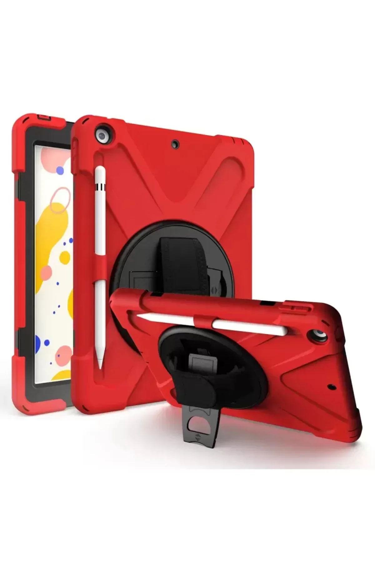 Newface Apple İpad Air 3 10.5 Kılıf Amazing Tablet Kapak - Kırmız