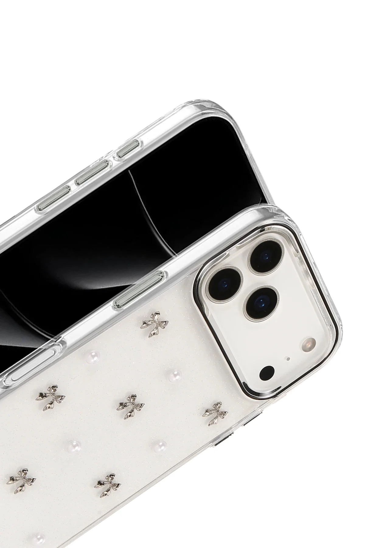 Newface Apple İphone 17 Pro Max Fiyonk Desenli Kapak - Desen 8