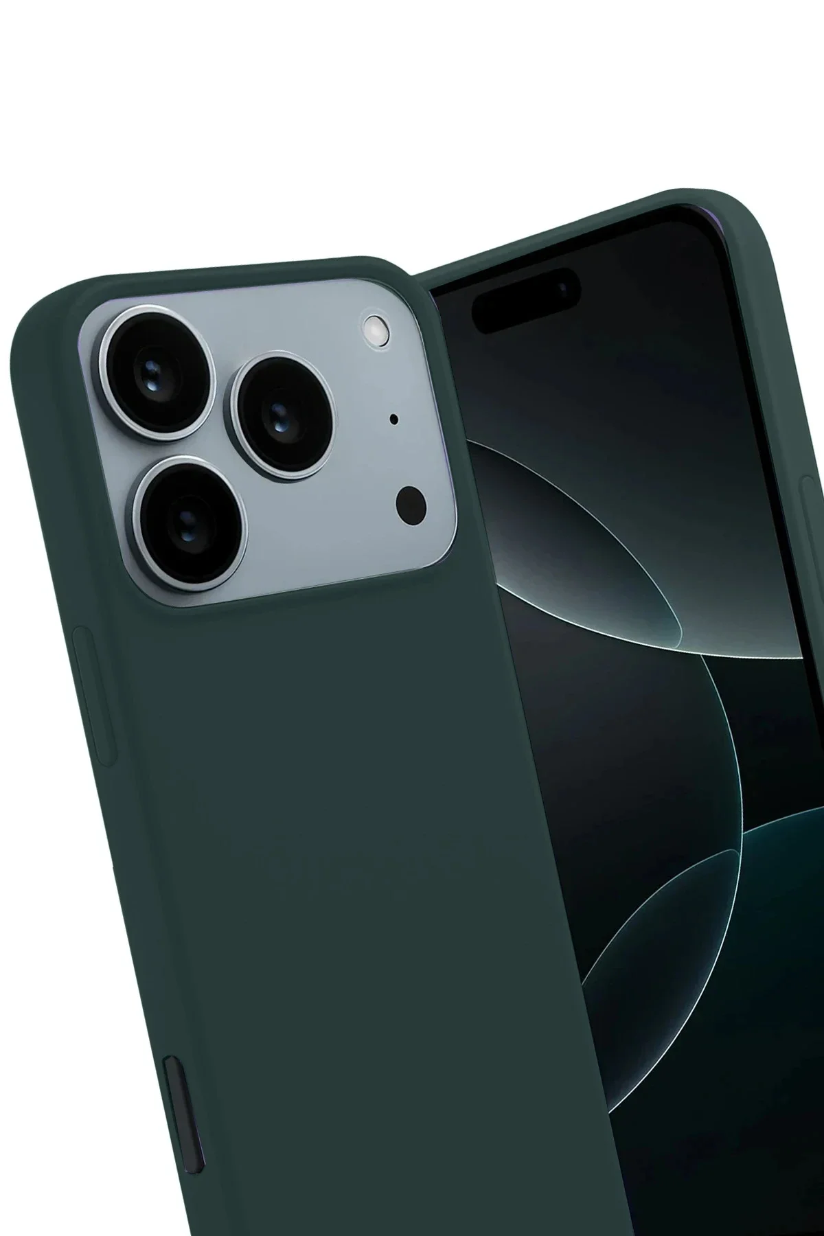 Newface Apple İphone 17 Pro Max First Silikon - Koyu Yeşil