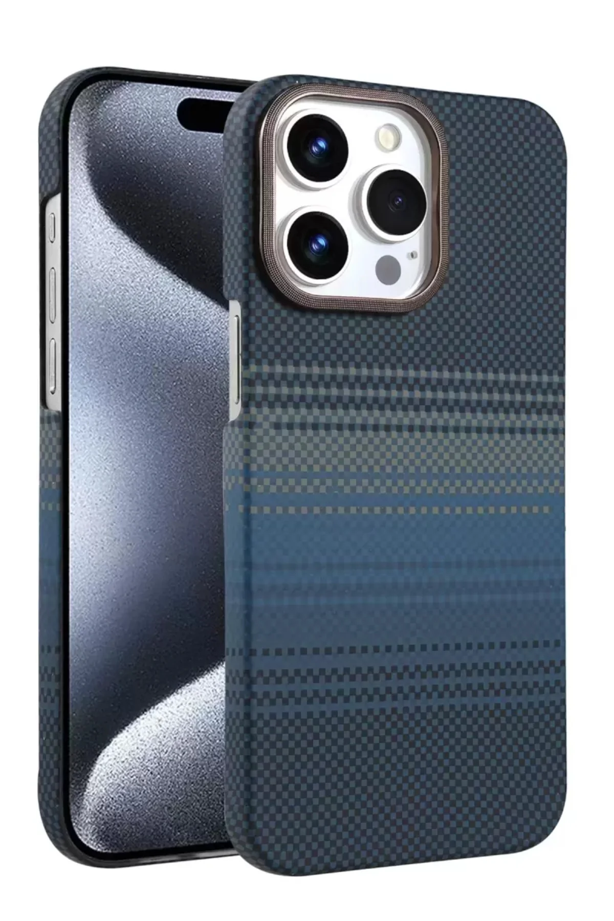 Newface Apple İphone 15 Pro Max Vega Magsafe Kapak - Mavi
