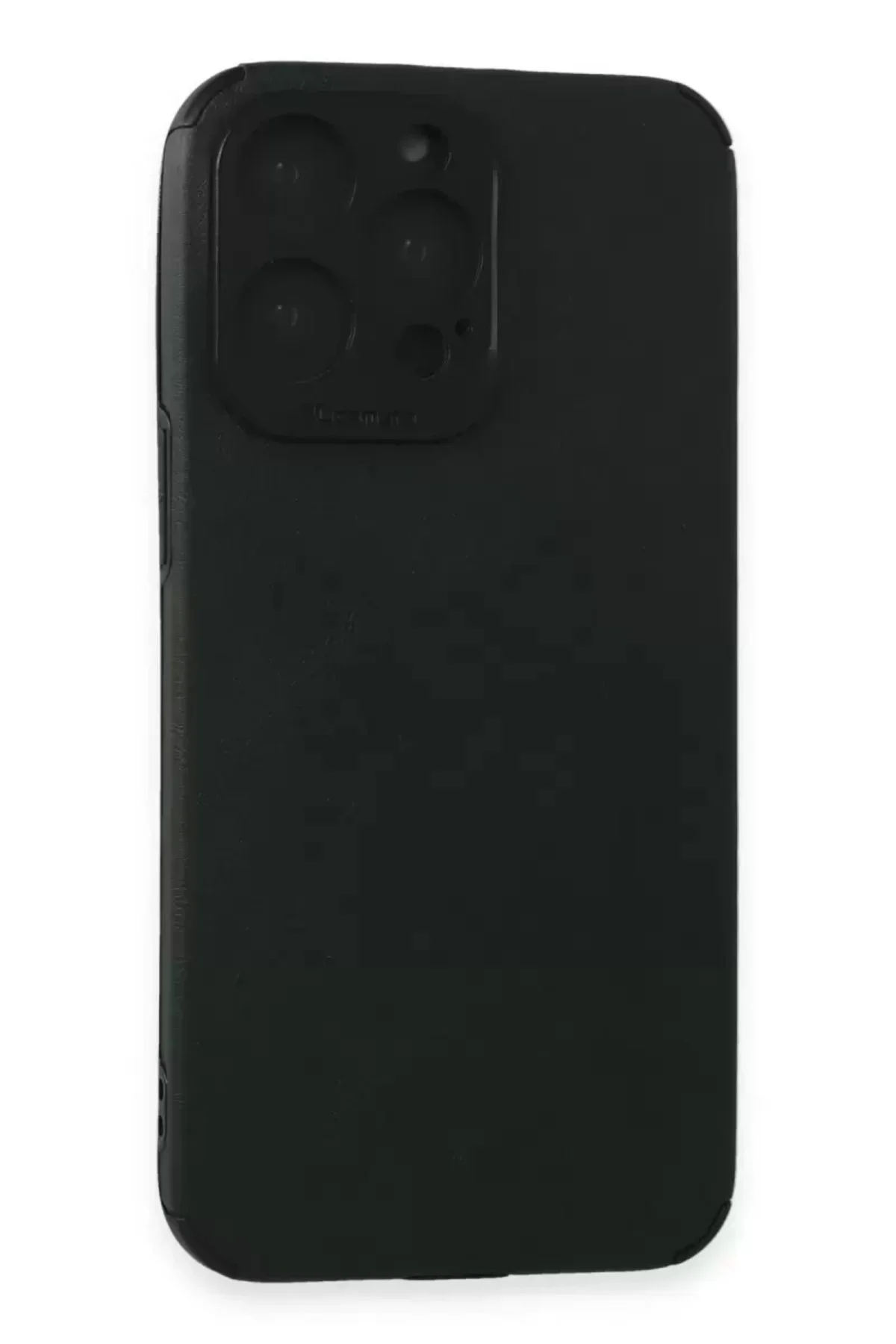 Newface Apple İphone 15 Pro Max Kılıf Loop Deri Silikon - Yeşil